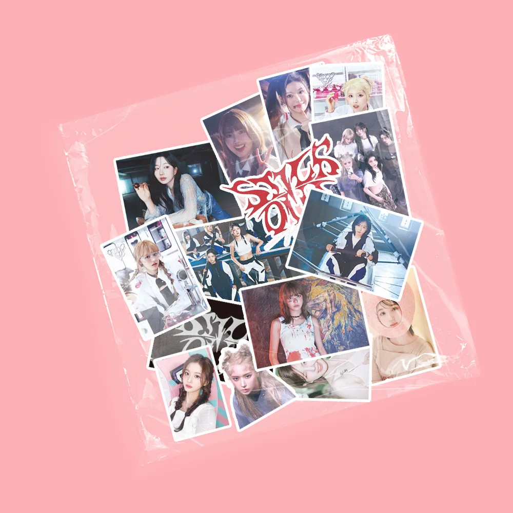 101Pcs/Set NMIXX Sticker New Album Fe3O4 STICK OUT Luggage Waterproof Graffiti Stickers Computer Tablet Decoration Fans Gifts