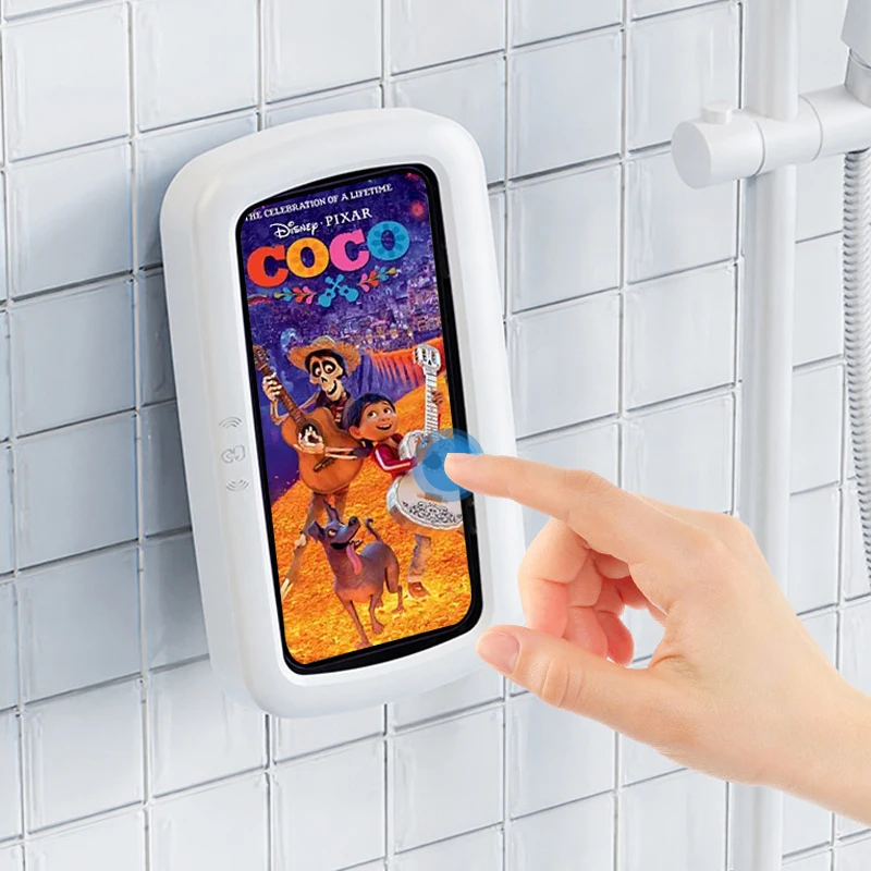 Bathroom Phone Stand Waterproof and Anti-fog Mobile Phone Wall Hanging Can Be Rotated Storage Stand image 3