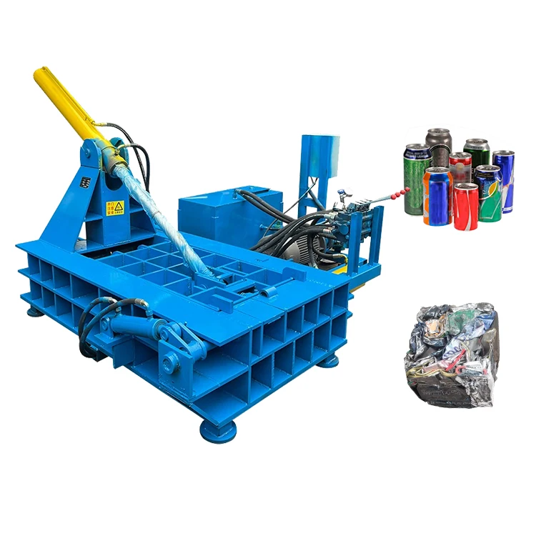 2026 SELL Horizontal Baling Machine 160T Hydraulic Press Scrap Aluminum Can Baler Machine