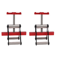 4 Way Pressure Clamp Aluminum Alloy Powerful Four Way Wood Panel Corner Clamping System for Woodworkers Cabinet Furniture Making