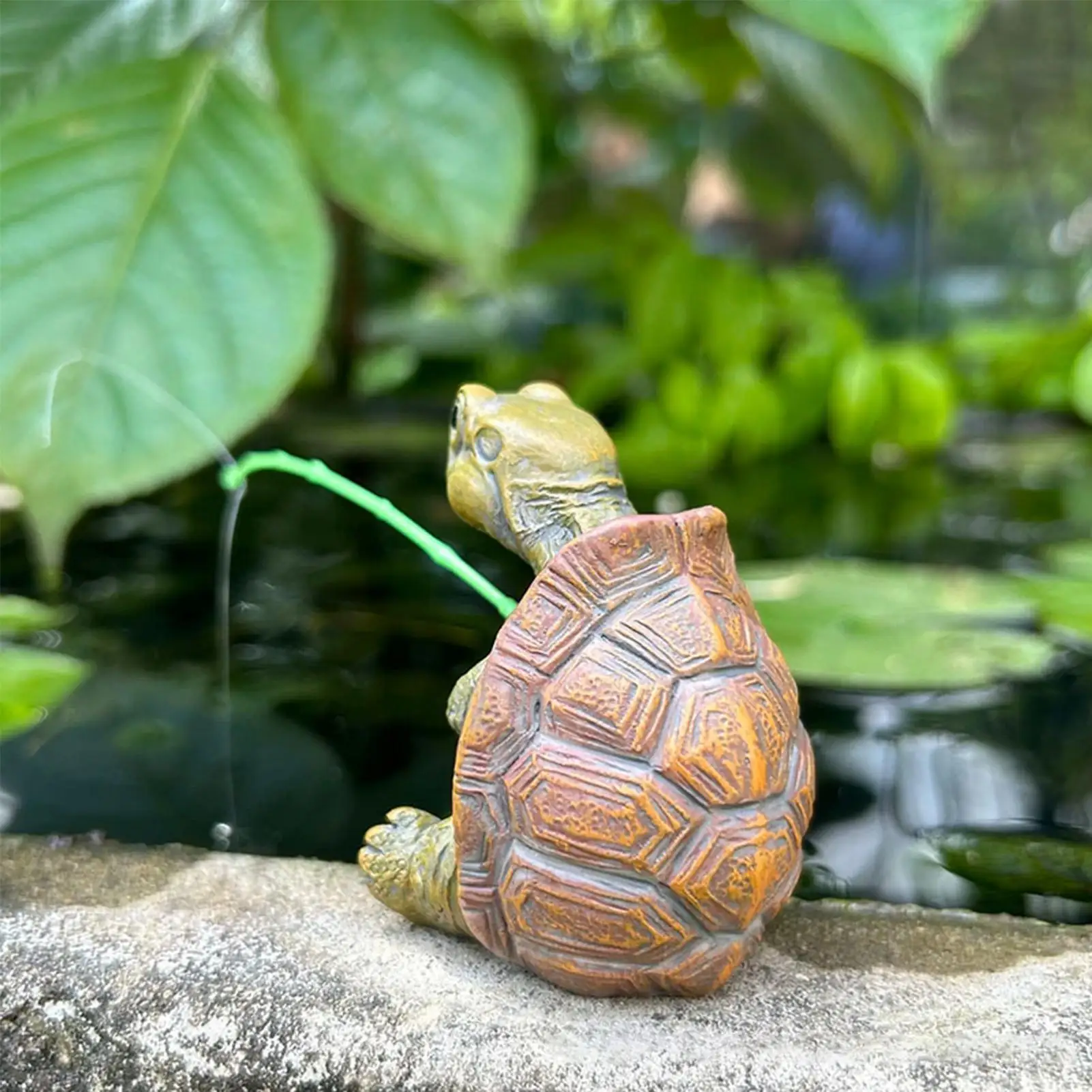 

Resin Hanging Turtle Statue Planter Pot Decorations Cute Climbing Tortoise Flower Pot Hugger Figurines For Home Garden Fence