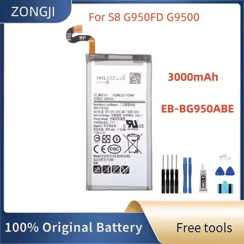 New Battery EB-BG950ABE EB-BG950ABA 3000mAh For Galaxy S8 SM-G9508 G950F G950A G950T G950U G950V G950S Mobile Phone Batteries