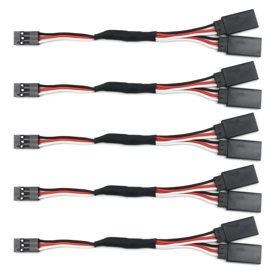 20 Câbles Rallonge Servo 30 Cm – Compatible Récepteurs RC, Voiture Hélicoptère, 26AWG 30 Brins