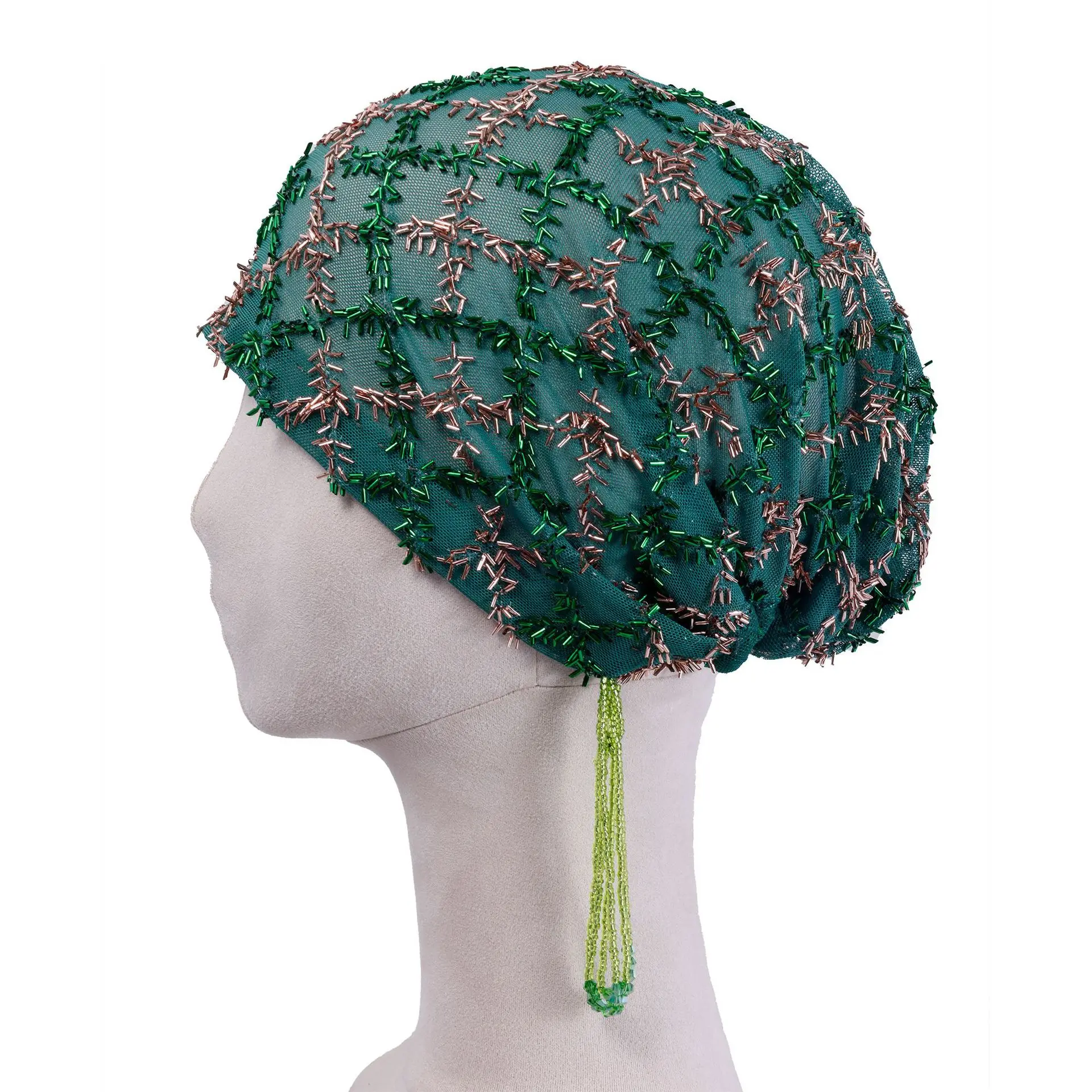 Versatile Sequin Hat Hijabs for Ladies Summer Shawl Veil Lace Headband Hats Breathable Free Size Summer Daily Multifunction Wear