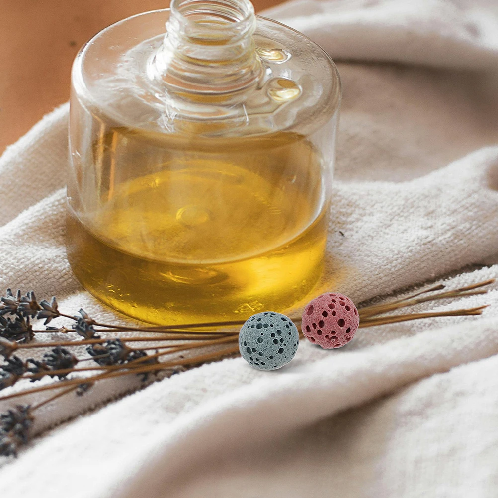 

42Pcs Volcanic Lava Stone Diffuser Beads Aromatherapy Essential Oil Long-Lasting Scent for Car Home Office Air Cleaner