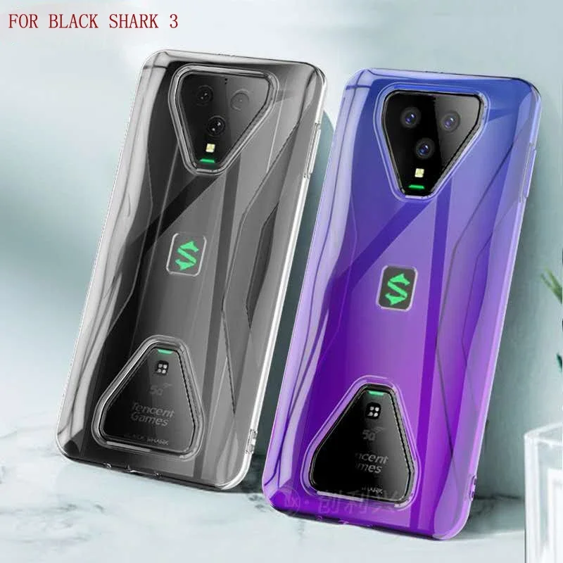 For Xiaomi Black Shark 2 Case Anti-knock Transparent Case Soft TPU Clear Shockproof Back Cover Black Shark 1