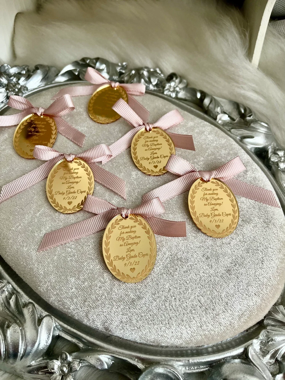 

5/10/25/30PcsPersonalized Acrylic Tags, Reception Token for Wedding, Baby Shower Tags, Baby Welcoming Tags