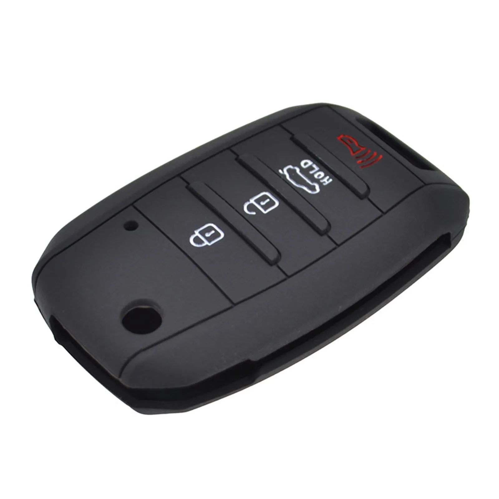 4 Button Silicone Car Remote Key Case Fob Shell Cover For Kia Sedona Optima Sportage Sorento Soul Forte Cerato Carens Protector