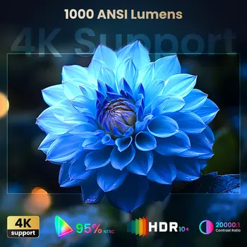 8 best sales מקרן קיר לסרטים - №8