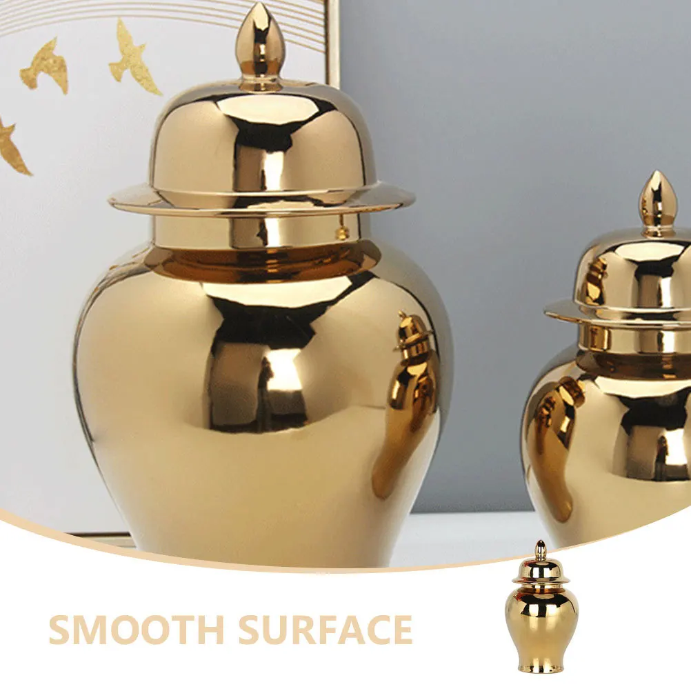 

Ceramic Vase Decorative for Dried Flowers Modern Home Tabletop Centerpiece Small Storage Jar Living Room Shelf Office Decor