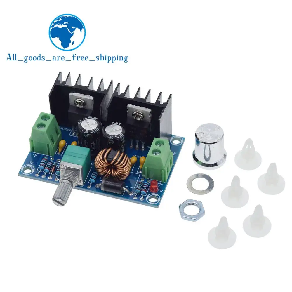 TZT XH-M401 DC-DC Step Down Buck Converter Power Supply Module XL4016E1 PWM Adjustable 4-40V To 1.25-36V Step Down Board 8A 200W image 2