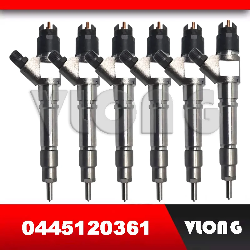 

6PCS Durable Diesel Engine Common Rail Injector for SAIC FIAT Genlyon IVECO SFH Fuel Injector 0986AD1066 5801479314 0445120361
