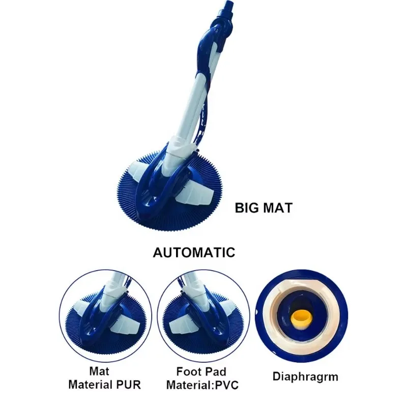 Powerful Cleaner That Removes Swimming Pool Debris, Cleans Floors, Walls and Steps for Swimming Pool