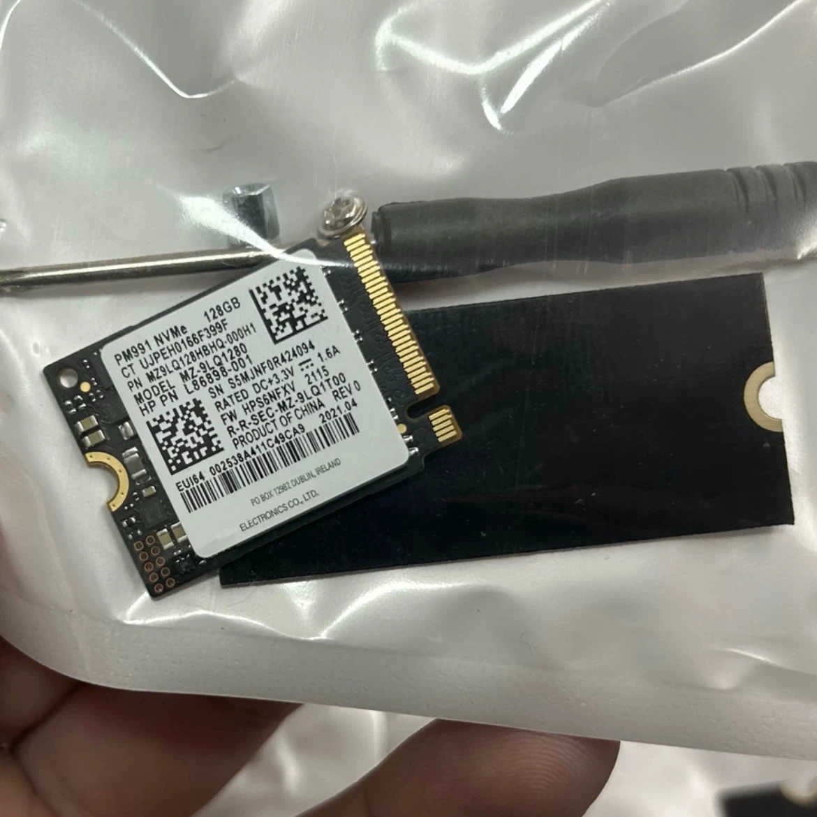 PM991 128G M.2 2230 dysk półprzewodnikowy NVME laptop SSD przenośne rozszerzenie pcie3.0 x 4 dla: Samsung