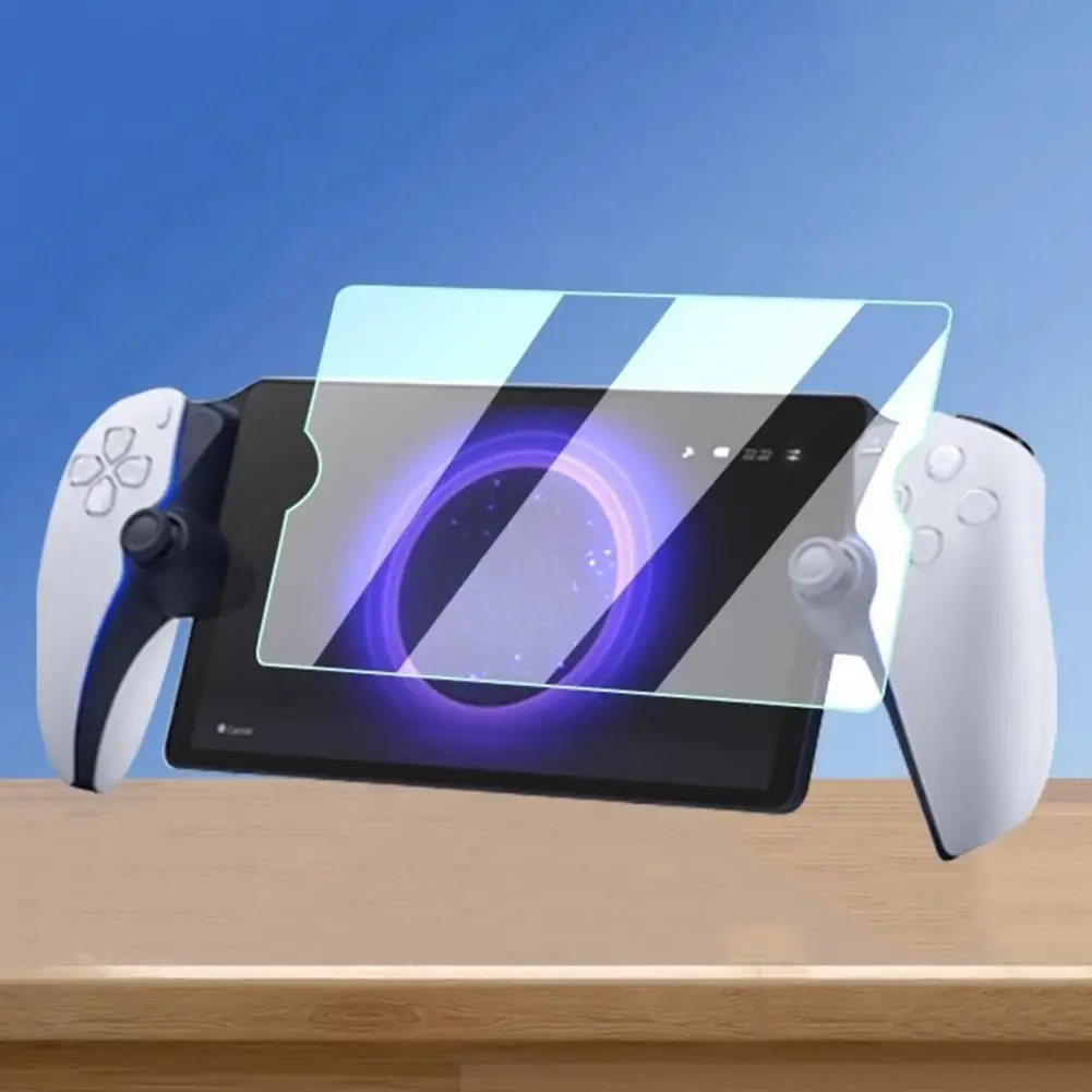 Pelindung layar untuk Ps5 3 buah pelindung layar kaca Tempered untuk Ps5 bebas gelembung antigores Hd kompatibel untuk genggam