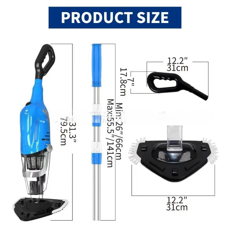 Hot Sale Large Capacity Cordless Handheld Vacuum Cleaner For Pool SPA Fish Pond Cleaning
