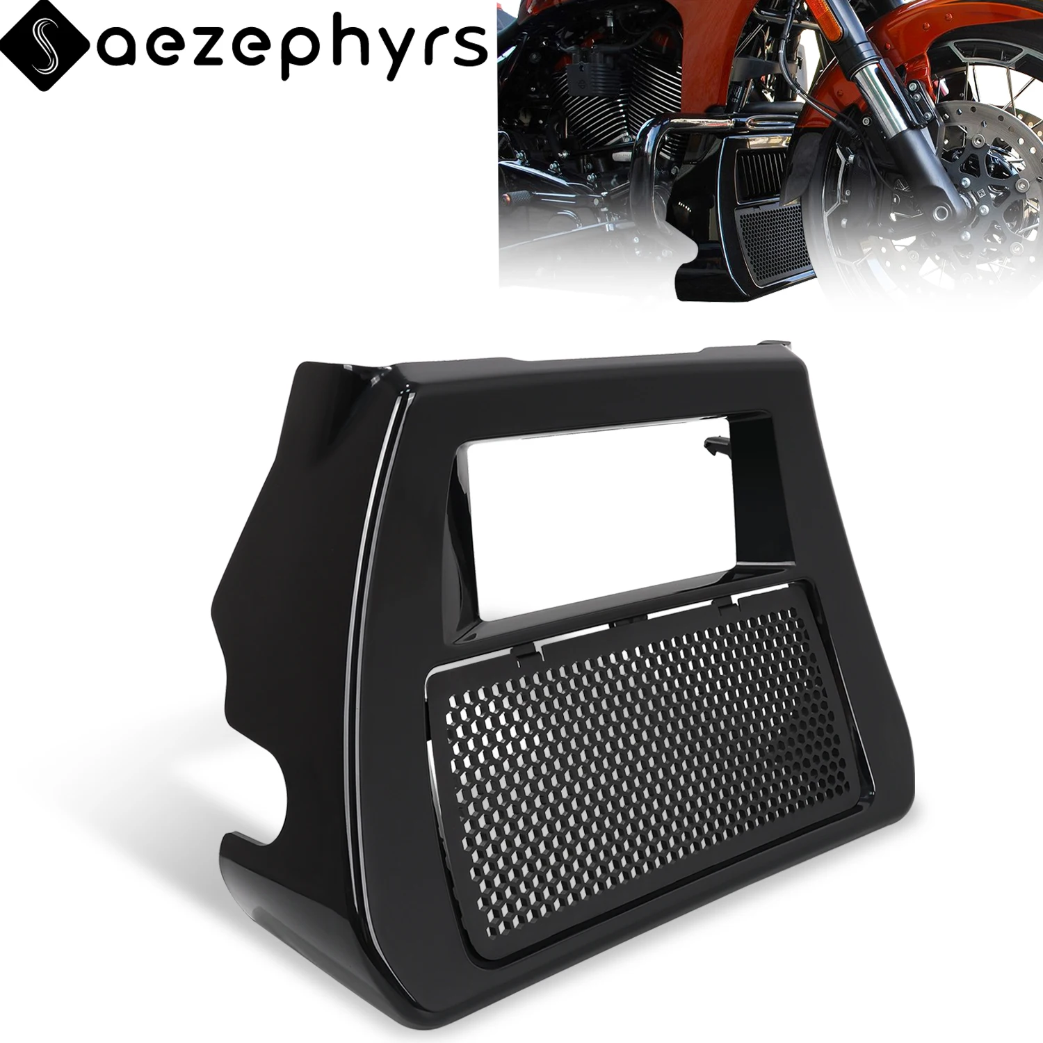 

Передний спойлер для мотоцикла, крышка для подбородка радиатора, крышка обтекателя масляного радиатора для Harley Touring CVO Street Road Glide FLHX FLTRXSE 2023-2025