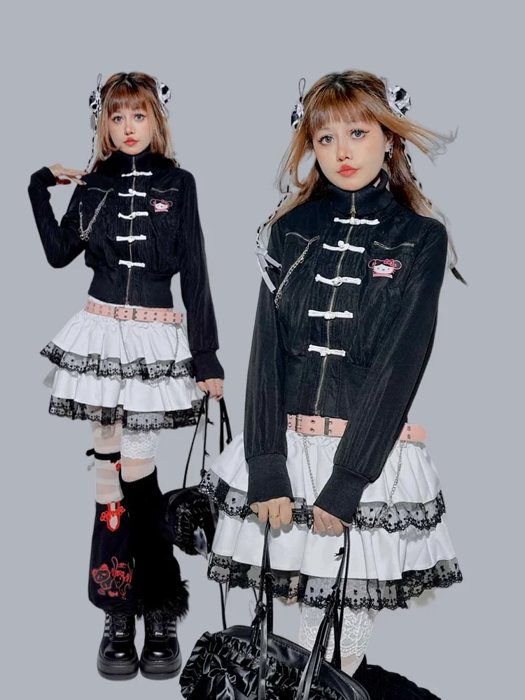 

Новая китайская короткая куртка для женщин: оригинальный национальный тренд, ранняя весна, стильный и дерзкий образ, женский топ-пальто