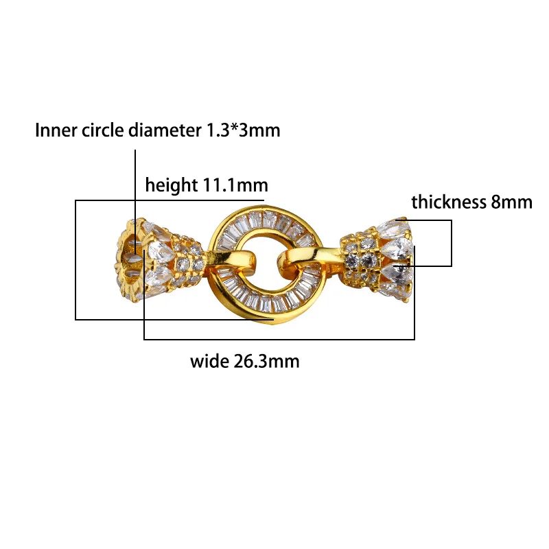 925 pure silver luxury handcrafted bracelet with diamond pendant and handcrafted connecting clasp - view 2