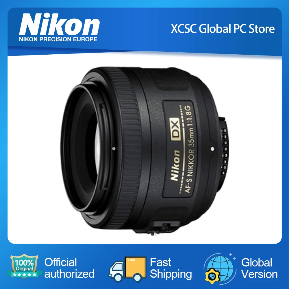 Nikon AF-S DX NIKKOR 35mm f/1.8G Lens with Auto Focus for Nikon DSLR Cameras