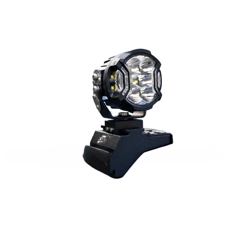 Off-road vehicle modified LED spotlight bracket, non-destructive modified A-pillar bracket