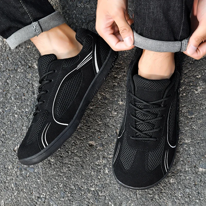 Summer Wide Toe Walking Shoes Men Women Mesh Sneakers Breathable Casual Sports Shoes Comfortable Non-slip Men's Barefoot Shoes
