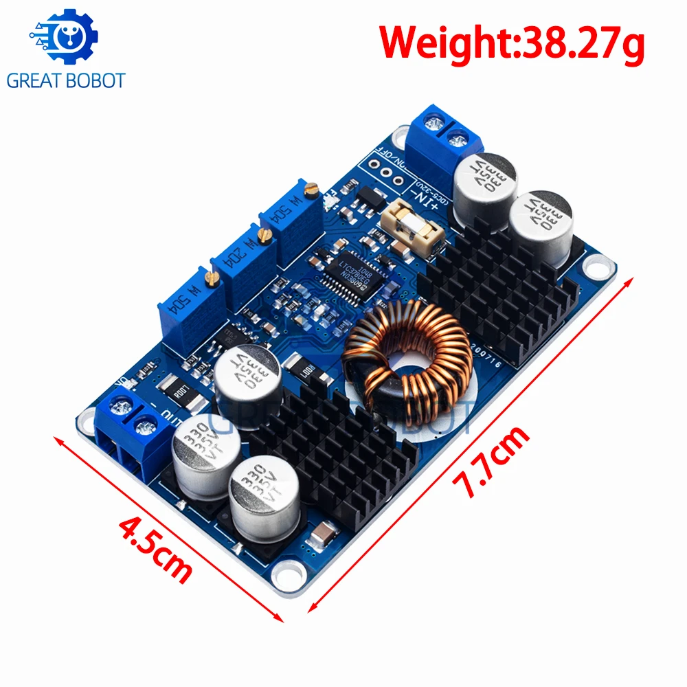 BS LTC3780 DC-DC 5-32V to 1V-30V 10A Automatic Step Up Down Regulator Charging Module Power supply module