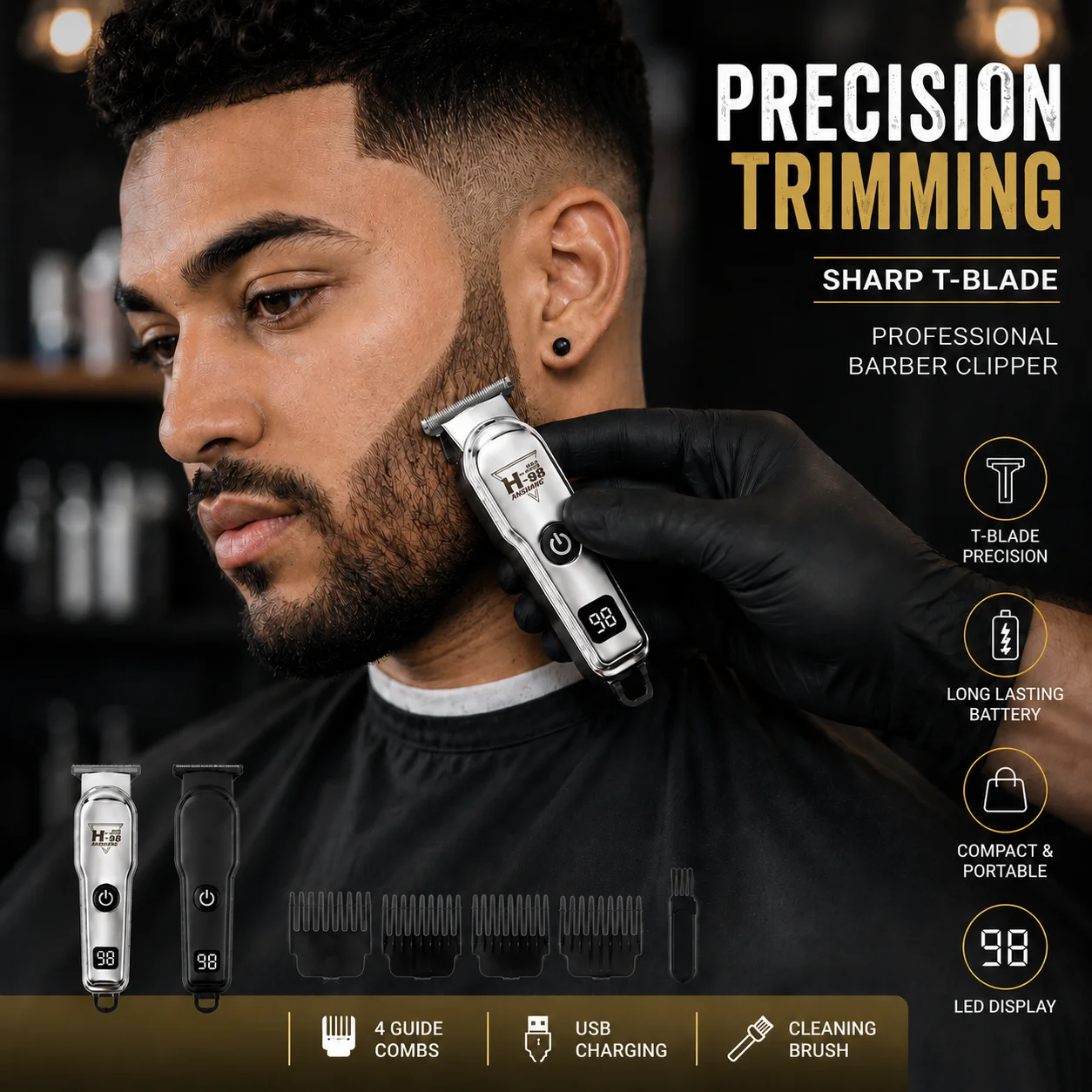 Mini Handheld Cordless Hair Cl - đánh giá và giá Men'S Grooming Hairstyles