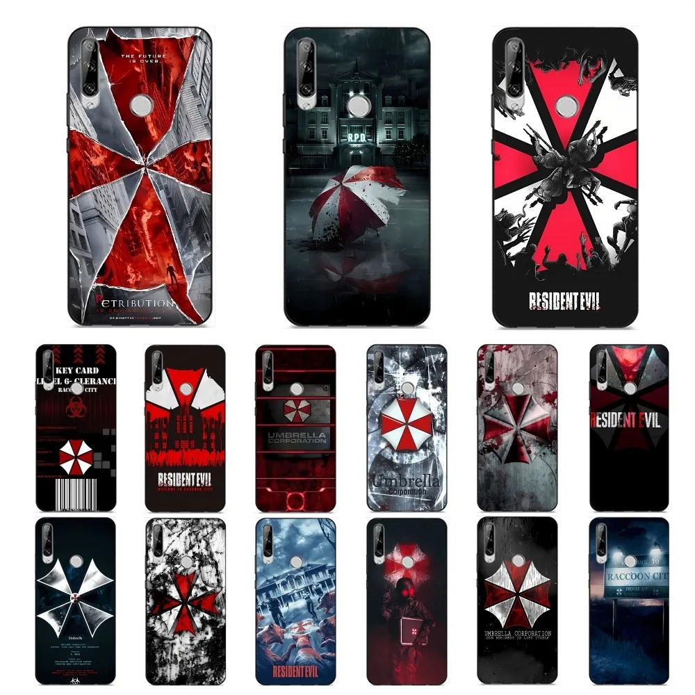 R-Resident E-Evil Phone Case For Huawei Y9 6 7 5 Prime Enjoy 7s 7 8 Plus 7a 9e 9plus 8E Lite Psmart Shell