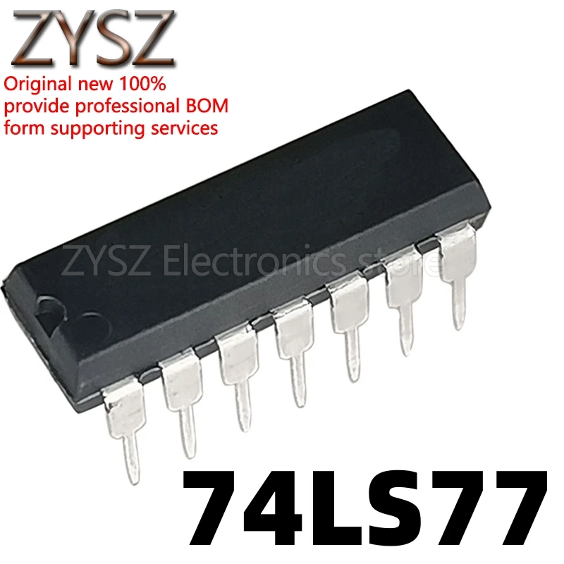 5PCS SN74LS77N HD74LS77P 74LS77 in-line DIP-14 logic IC chip