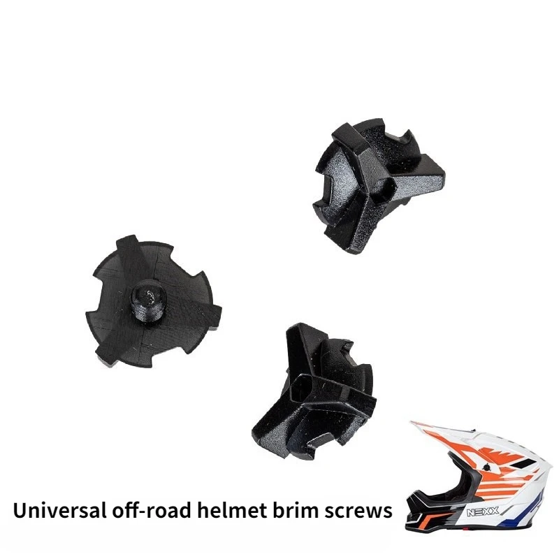 

3 шт. винты для мотоциклетного шлема, винты для мотоциклетного шлема, аксессуары для шлема, винт для козырька, универсальный пластиковый винт