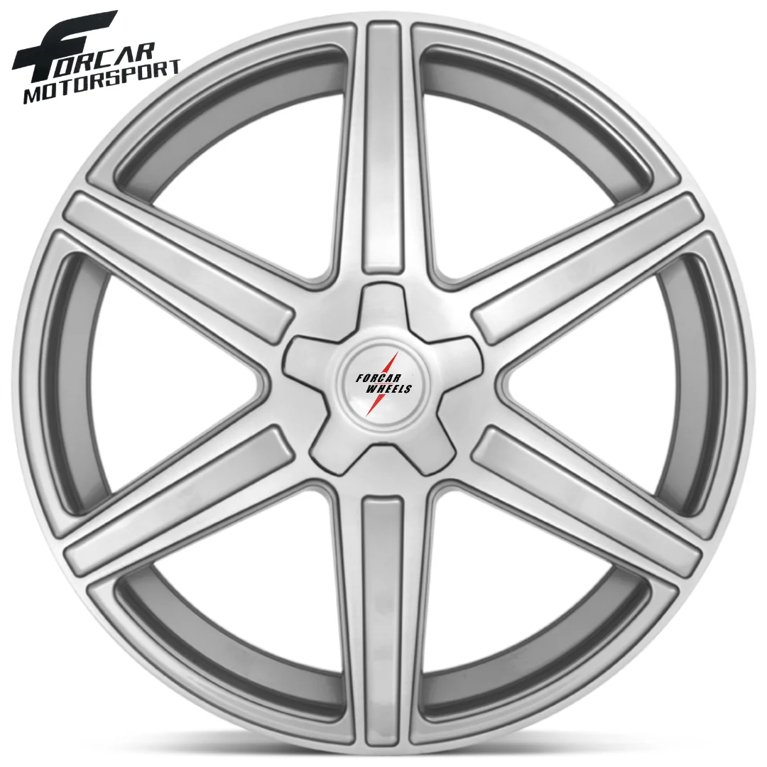 17-22 Inch Silver T6061 Forged Aluminum Motorsport Wheels Rims for Cars