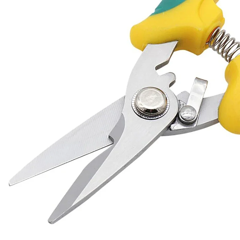 Stainless Steel Electronic Scissors Wire Cable Cutting Cutter Multifunctional Pliers Durable Hand Tool