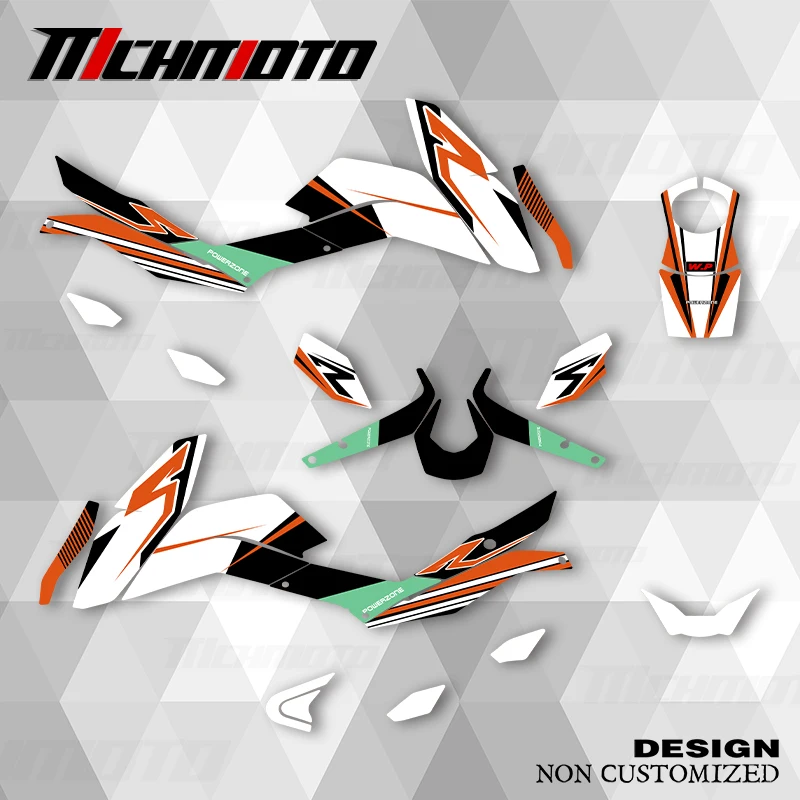 

MCHMFG новый стиль графические наклейки наборы наклеек для KTM DUKE 125 2011 2012 2013 2014 2015 2016