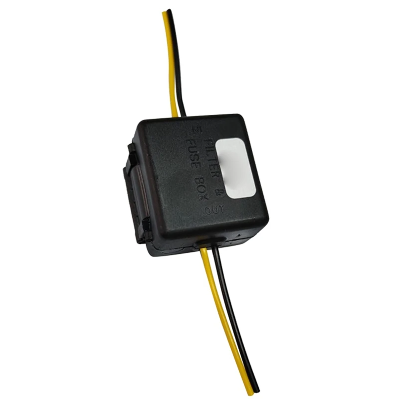 Автомобильный фильтр мощности 12 В, стерео фильтр источника питания, звуковой шумоподавитель, для усилителей эквалайзера, простая установка, простота использования, прочный