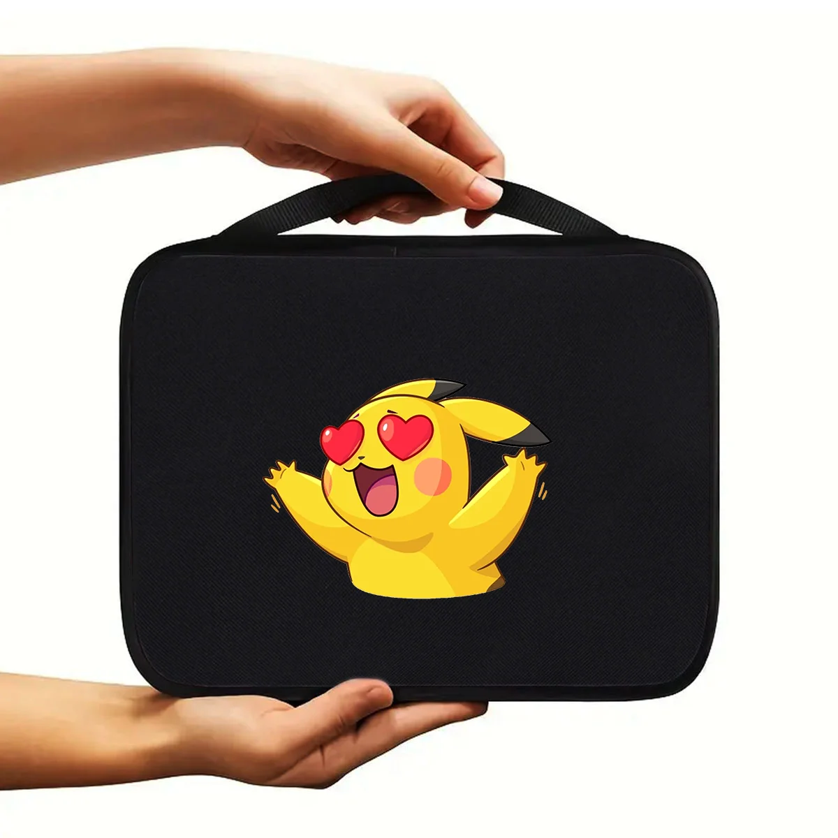 Pokemon Handbag Fashionable Casual Pikachu Multi-functional Storage Bag Minimalist and Versatile Book Bags Large Capacity Unisex