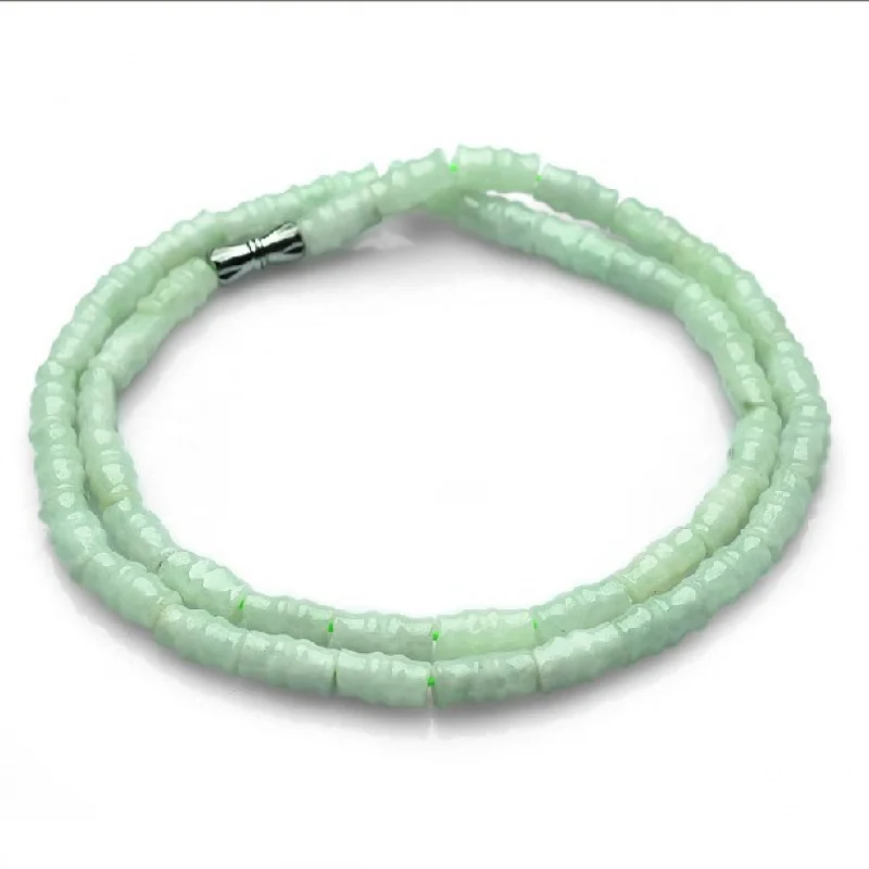 Natural Jadeite Necklace Genuine Goods High Men's and Women's Clavicle Sophisticated Type Jade Pendant Chain