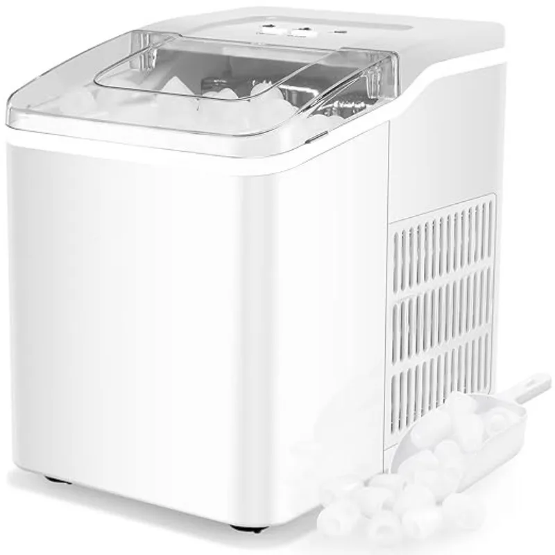 Ice machine household 12kg mini dormitory low power automatic cleaning portable silent