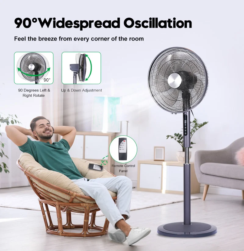Southeast Asian Market Professional Factory Supply 16 Inch High-end Floor Fan