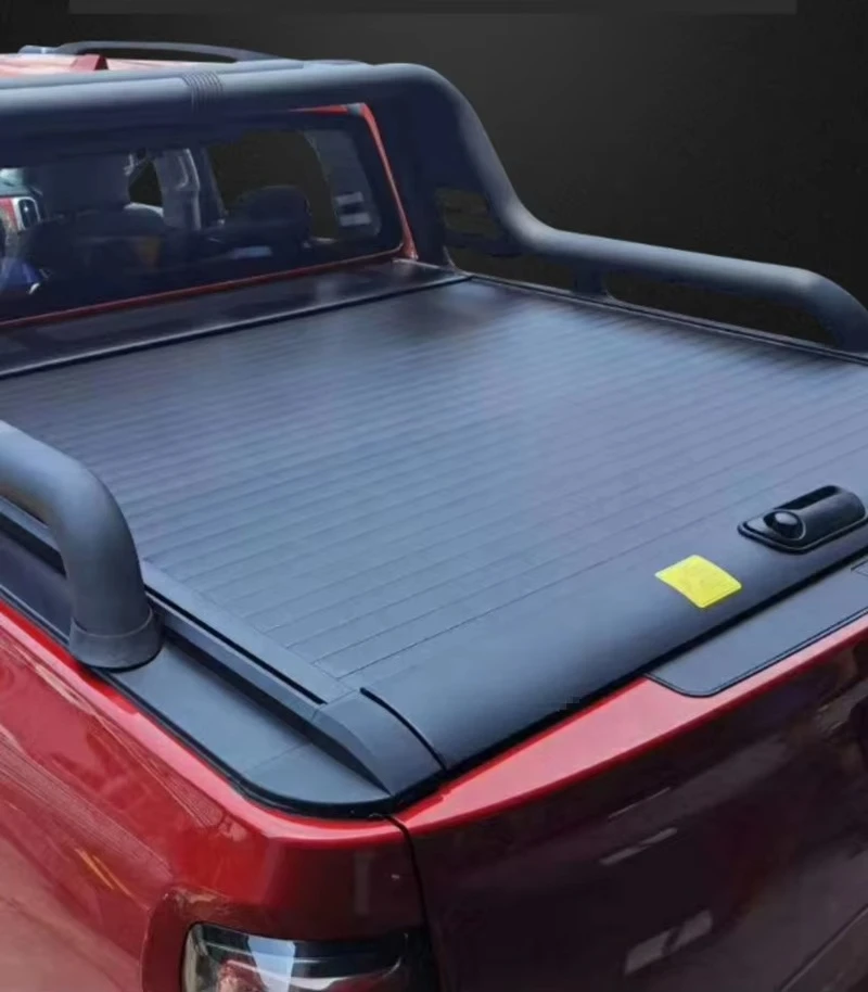 

HFTM Wholesale Retractable Cover Rim Truck Stainless Steel Hard Roll Tonneau Cover for GWM POER Greatwall Pao Pickup Accessories