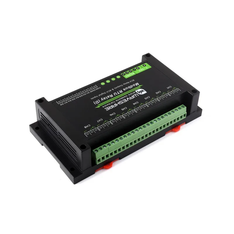 

Waveshare Modbus RTU Relay (D),With Digital Input and RS485 Interface, Multi Isolation Protection Circuits, 7~36V Power Supply