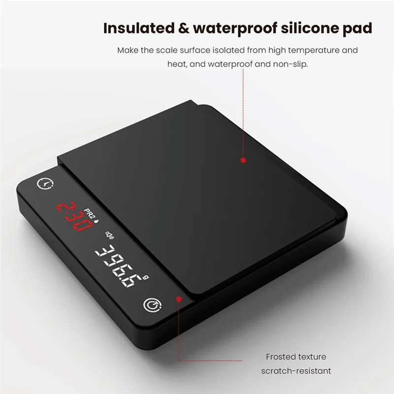 Activity Mini Smart Kitchen Scale Weighing Precision Digital Coffee Scale Espresso with Timer