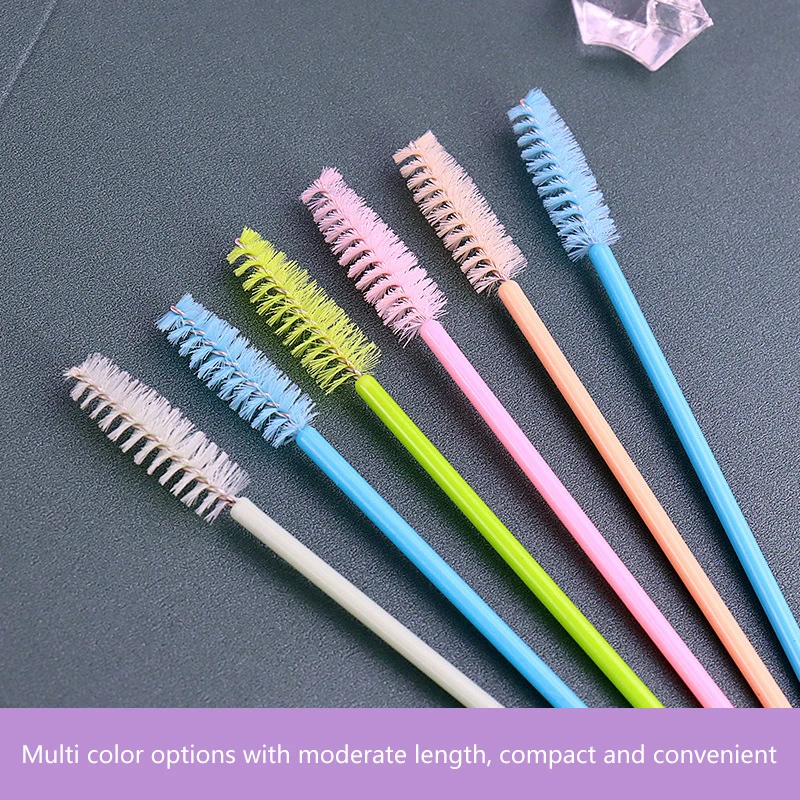 Brosses à cils, pinceaux de maquillage, baguettes de mascara, applicateur, Végét, cils, brosse cosmétique, outil d'extension, 50 pièces