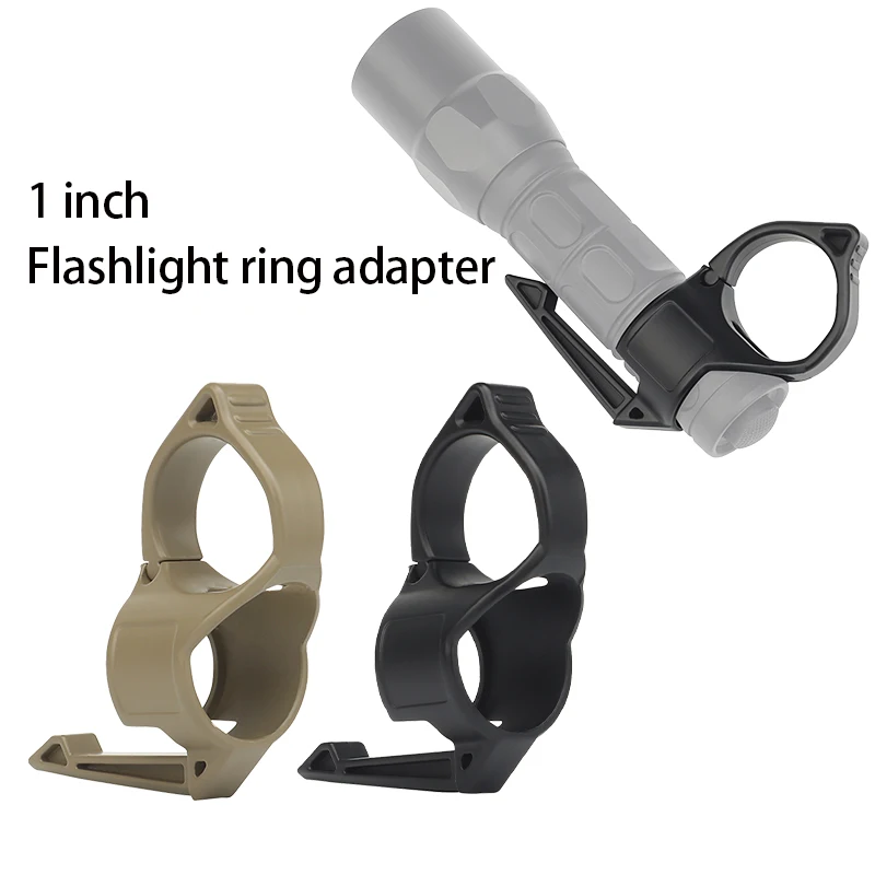 

Outdoor Bicycle Multifunction Finger Ring For Tactical Switchback Flashlights Holder Compatible Pocket Clip