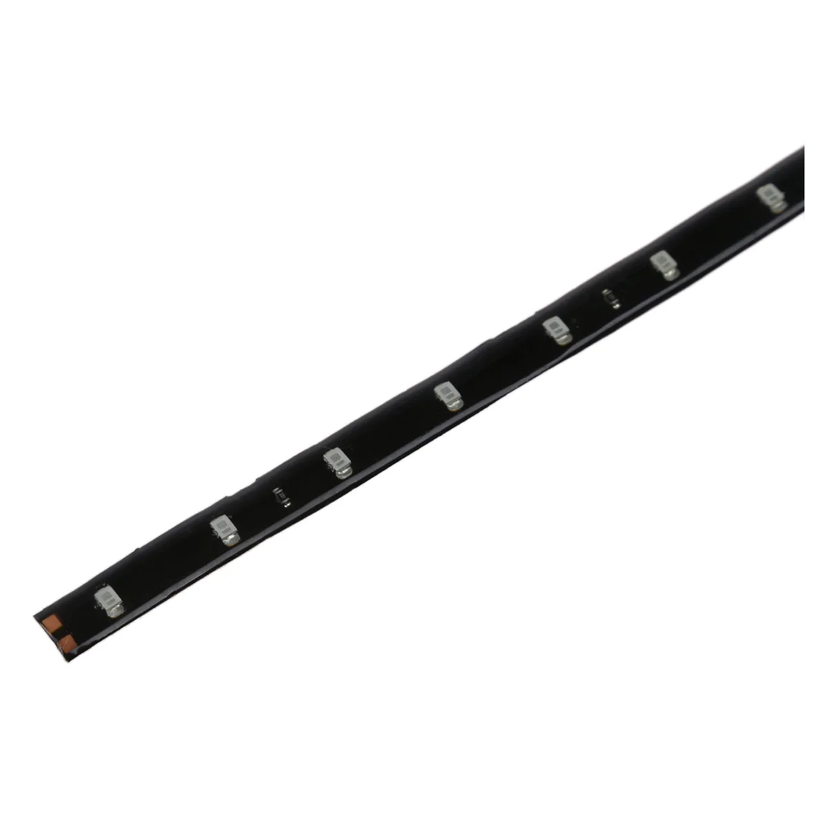 B23B 8 in 1 ไฟนีออนแบบยืดหยุ่นสำหรับรถยนต์ ขนาด 30 ซม. 15 LED สีส้ม