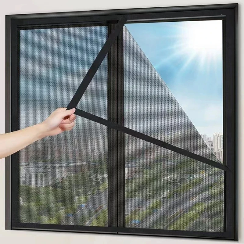 Anti-mosquito Screen Screen Anti-fly Curtain Magic Screen, Summer Invisible Mosquito Net Mesh Air Adjustable Glass Fiber Custom