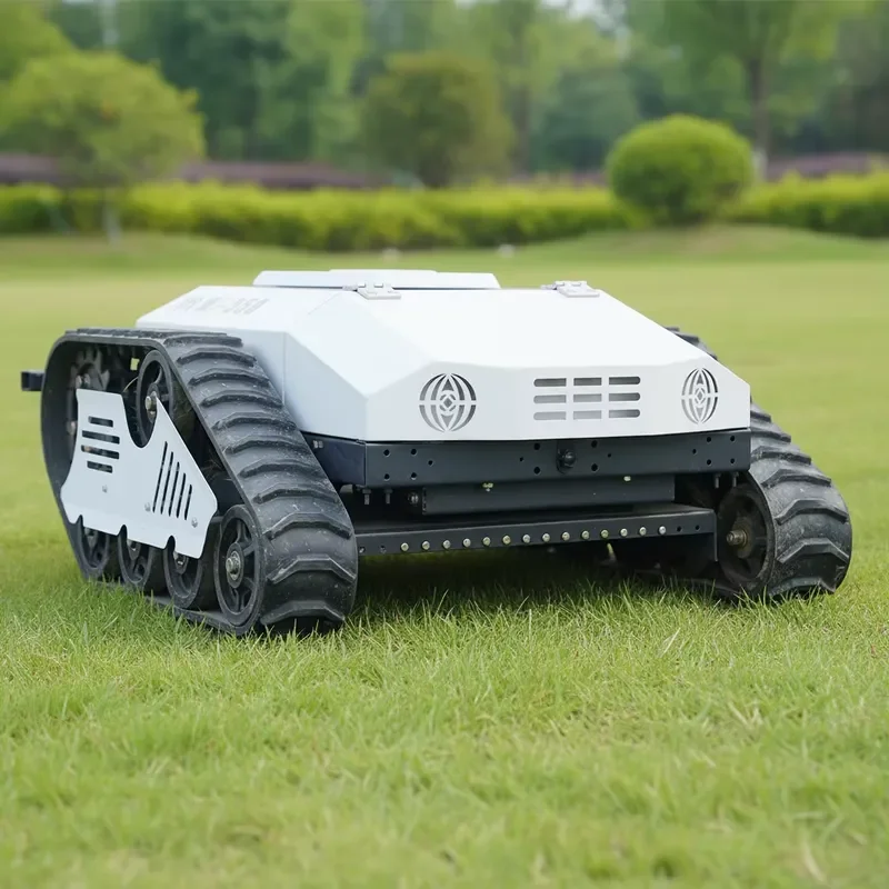 Remote Lawn Mower Electric Lithium Battery Remote Control Mower Farm Garden 360°Rotating Remote Control Lawn