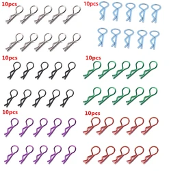 10 pz Universale In Acciaio Inox Corpo Borsette R Pinze Spille per 1/10 1/12 RC Modello di Auto HSP Redcat HPI Himoto Pezzi di Ricambio YY01