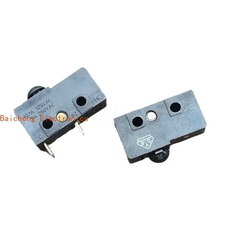 10PCS 10.1A Micro Motion 2-pin Normally Open Micro Travel Limit Switch Mushroom Head Button DMB-1106