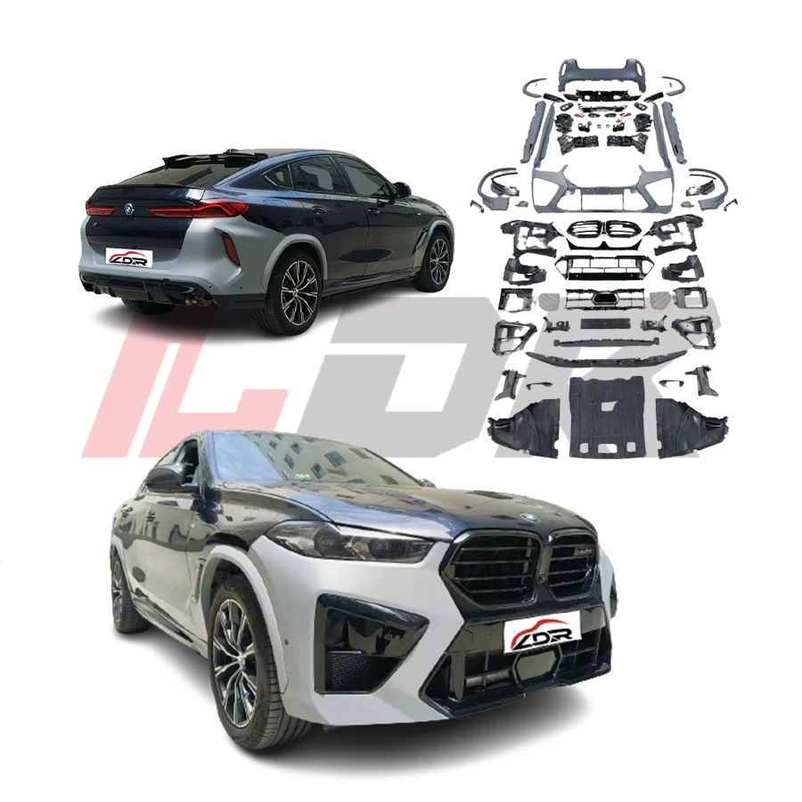 Facelift Kit Body Kit for BMW X6 G06 upgrade to X6M body kit for bmw x6 Car Modification Parts Full Bodykit bumper side skirt